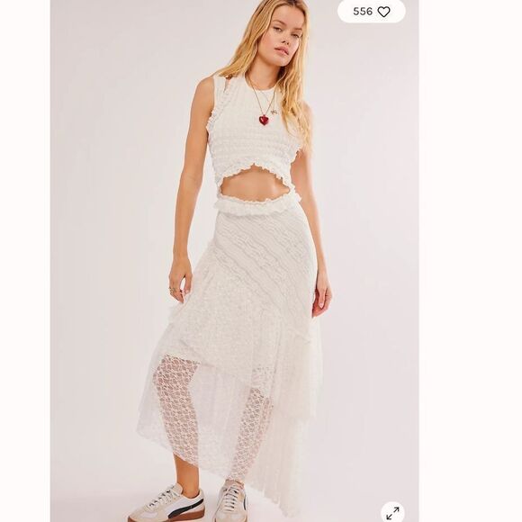 Free People Aspen Moon Maxi Dress/ size L - Picture 1 of 10